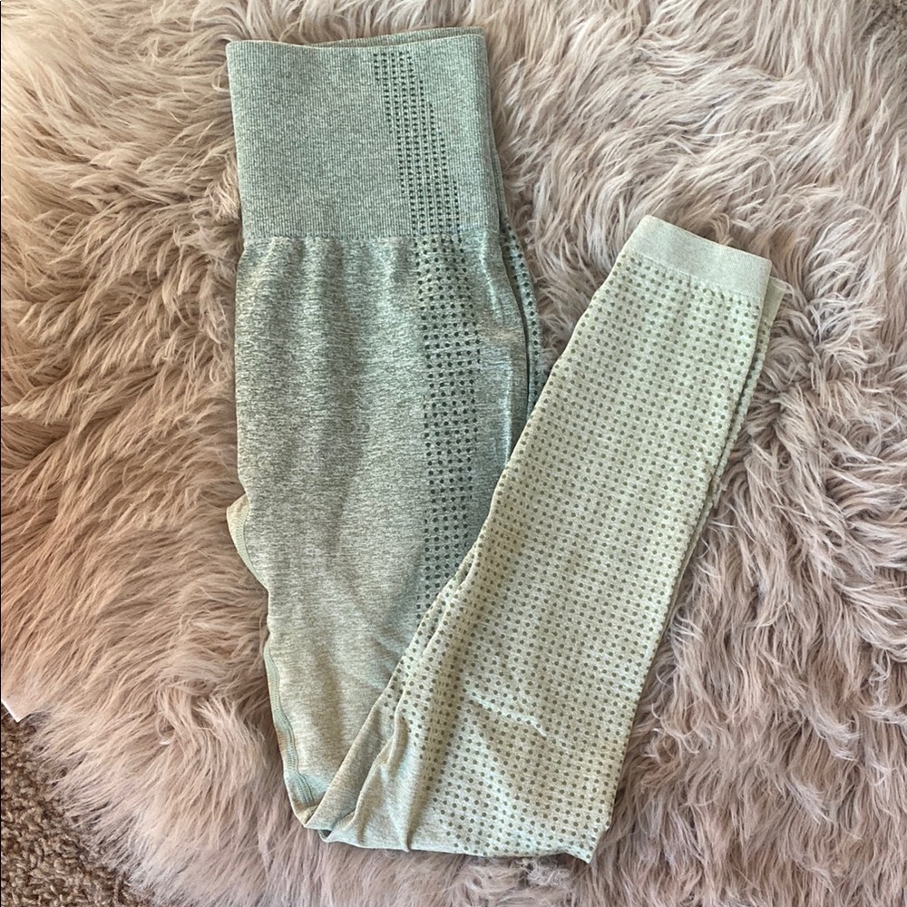 High-Waisted Green Leggings